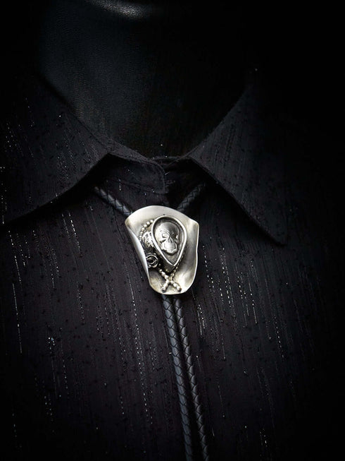 BoloTie Cowboy Skull Pendant